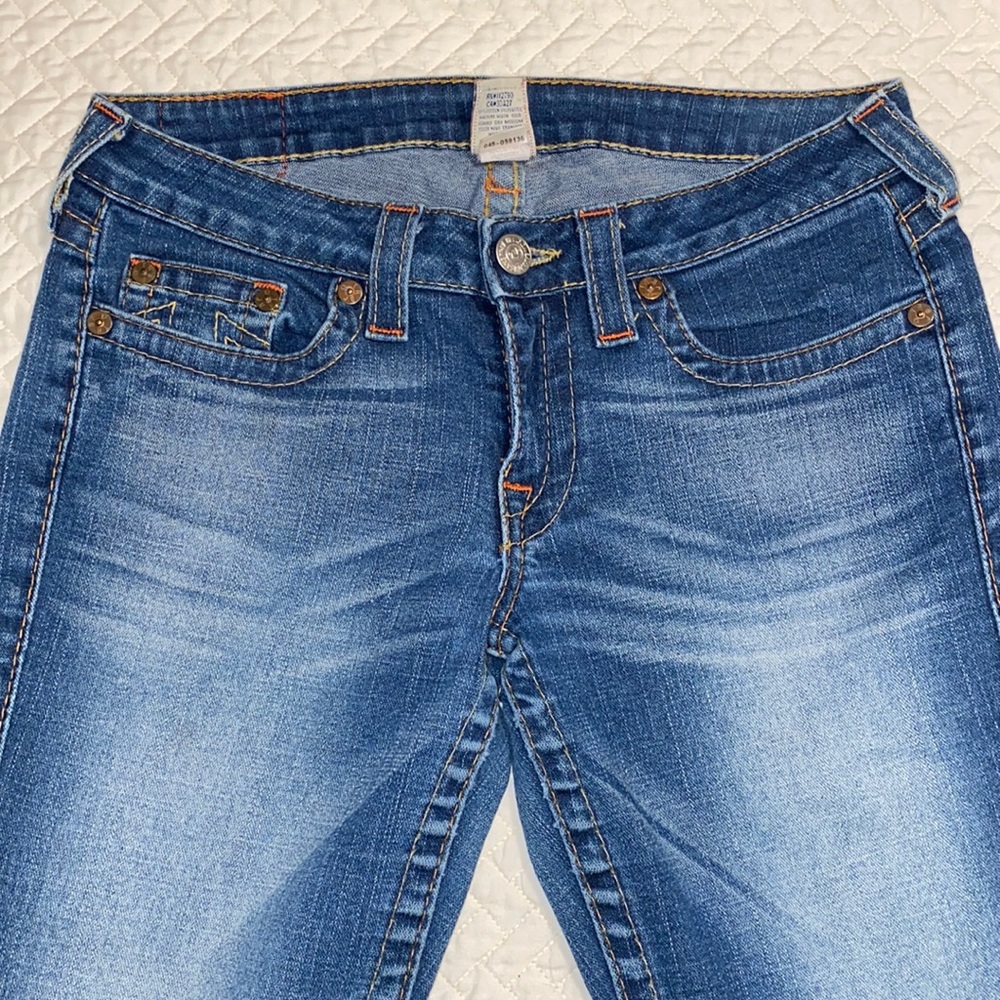 True Religion Bobby Low Rise Flares